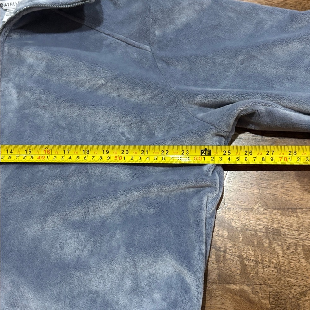 Athleta Recover Cozy Karma Full Zip Jacket Large Gray Blue - Picture 10 of 12